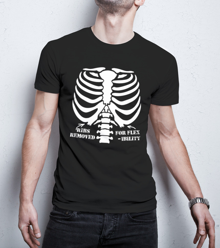 Ribs Removed For Flexibility Skeleton Rib Cage T-Shirt