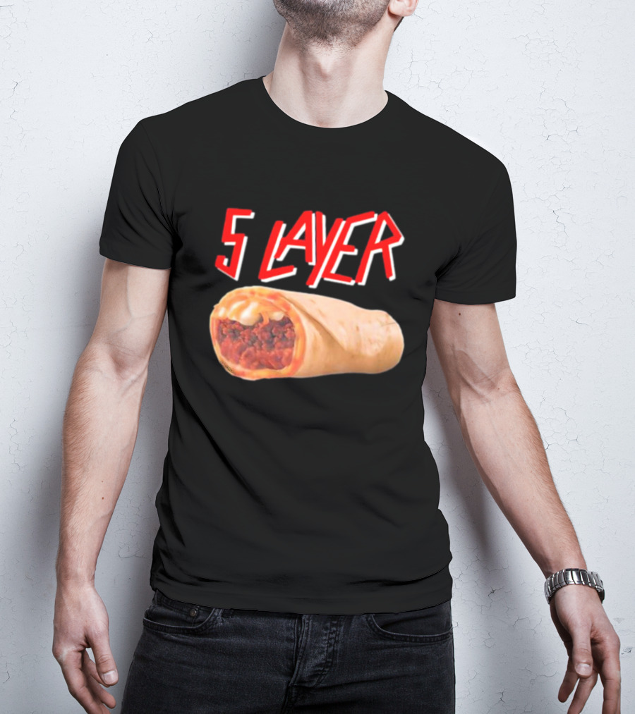 5 Layer Burrito South Of Healthy Specific Lads T-Shirt
