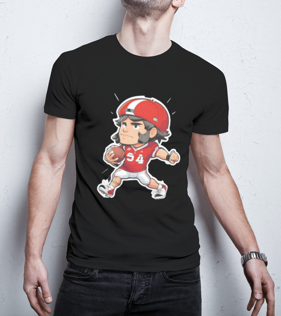 Lubby’s Funny Cartoon Football Player Stickers Essential S4 T-Shirt