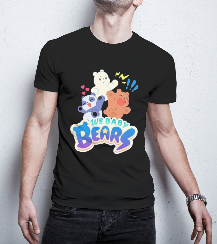 We Baby Bears Trio With Happy Expressions T-Shirt