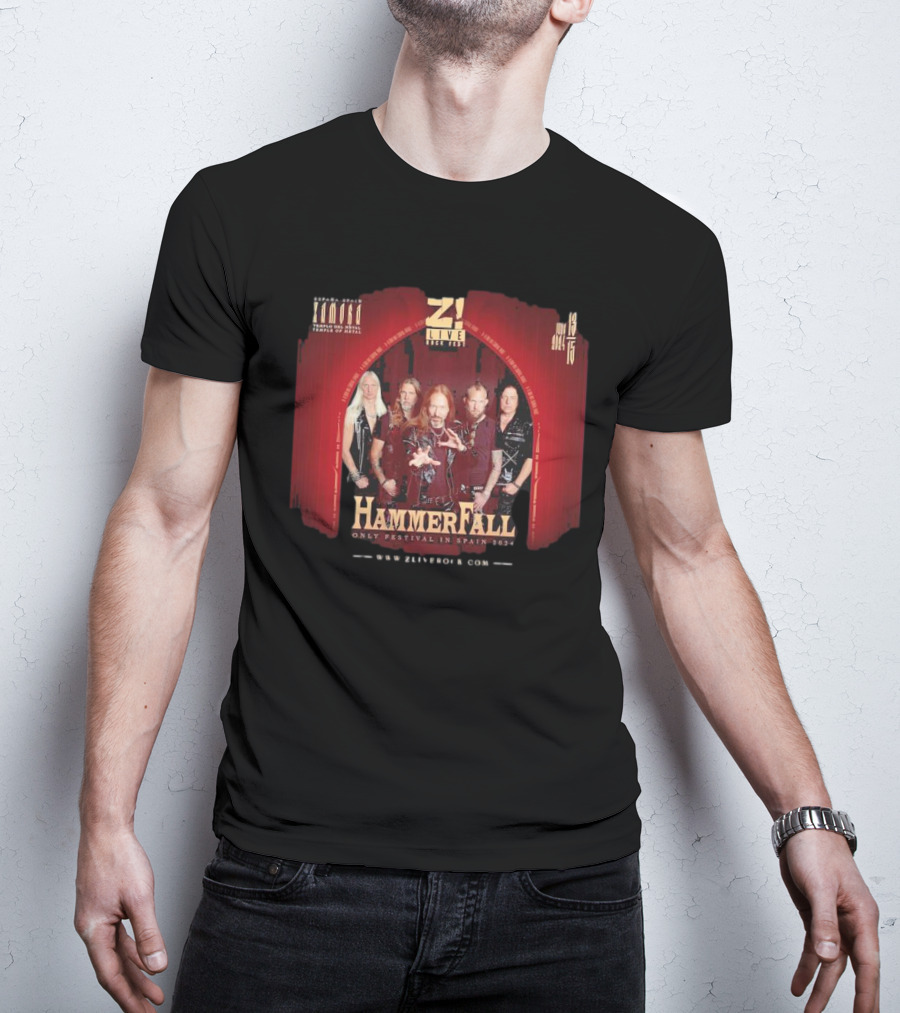 Z Live Rock Fest HammerFall Only Festival In Zamora Spain June 13-15 T-Shirt