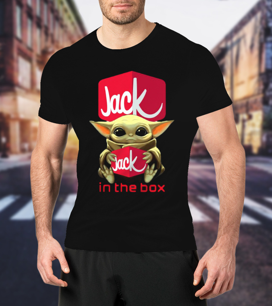 Baby Yoda Embrace Jack In The Box T-Shirt