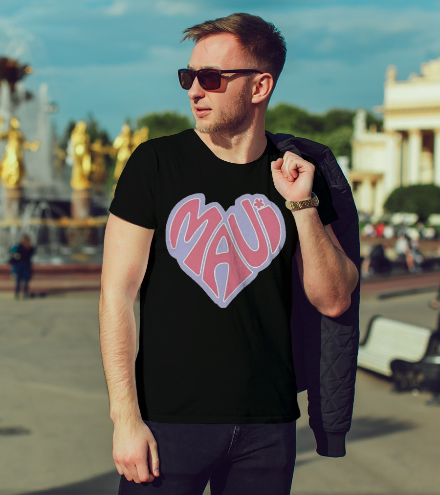 Maui Heart Retro T-Shirt