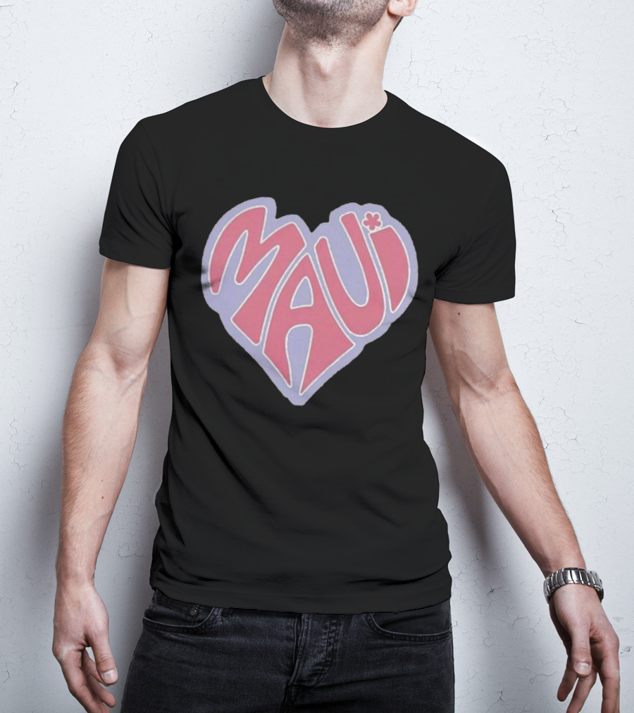 Maui Heart Retro T-Shirt