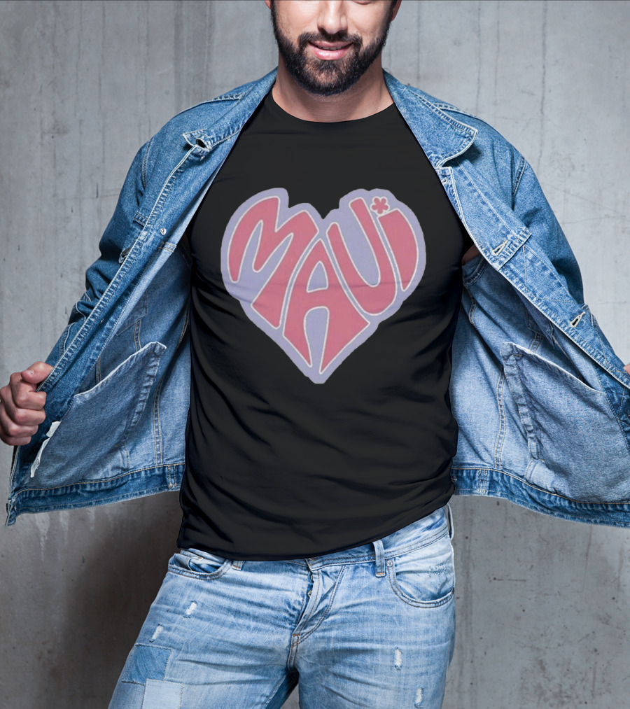 Maui Heart Retro T-Shirt