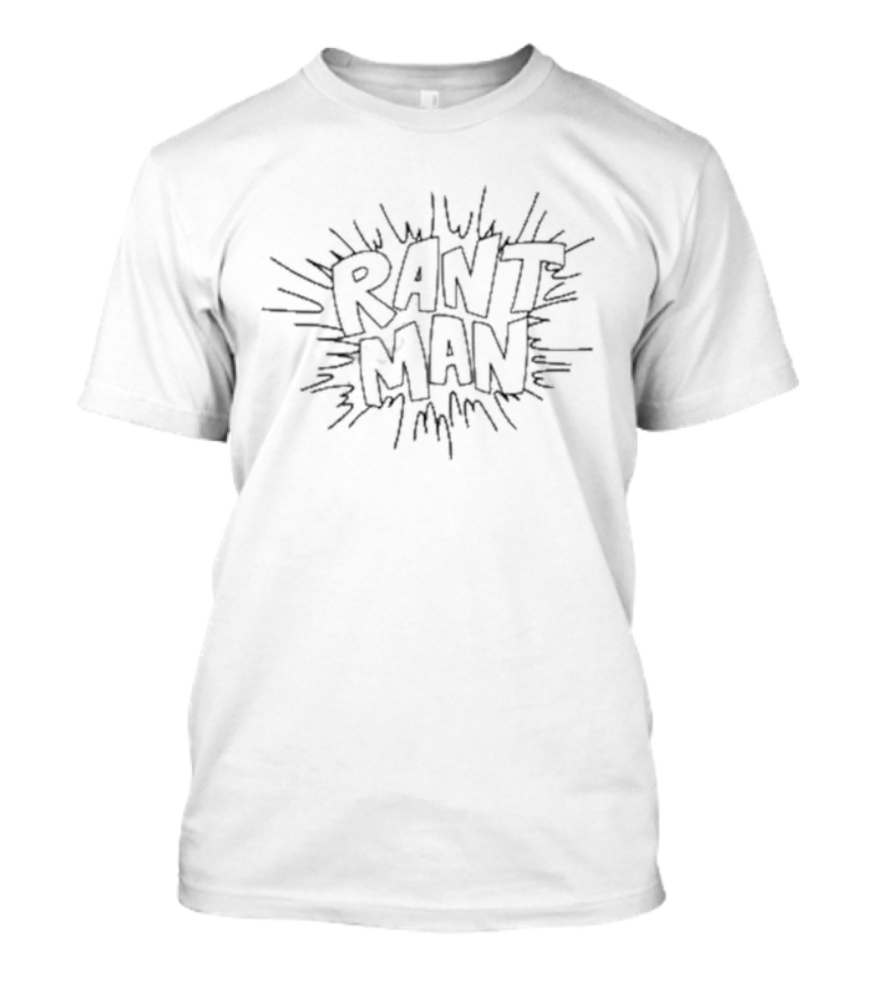 Cameo Rant Man Comic Burst T-Shirt