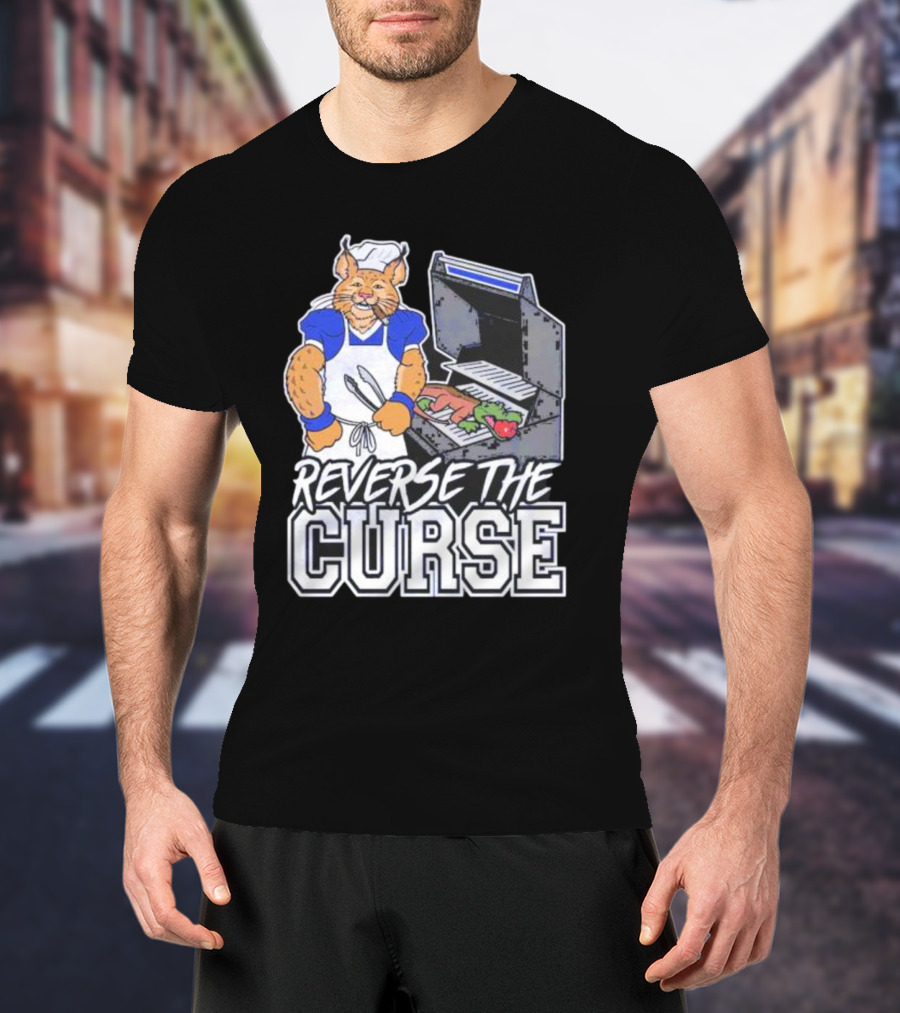 Reverse The Curse Cat Grilling Gator T-Shirt