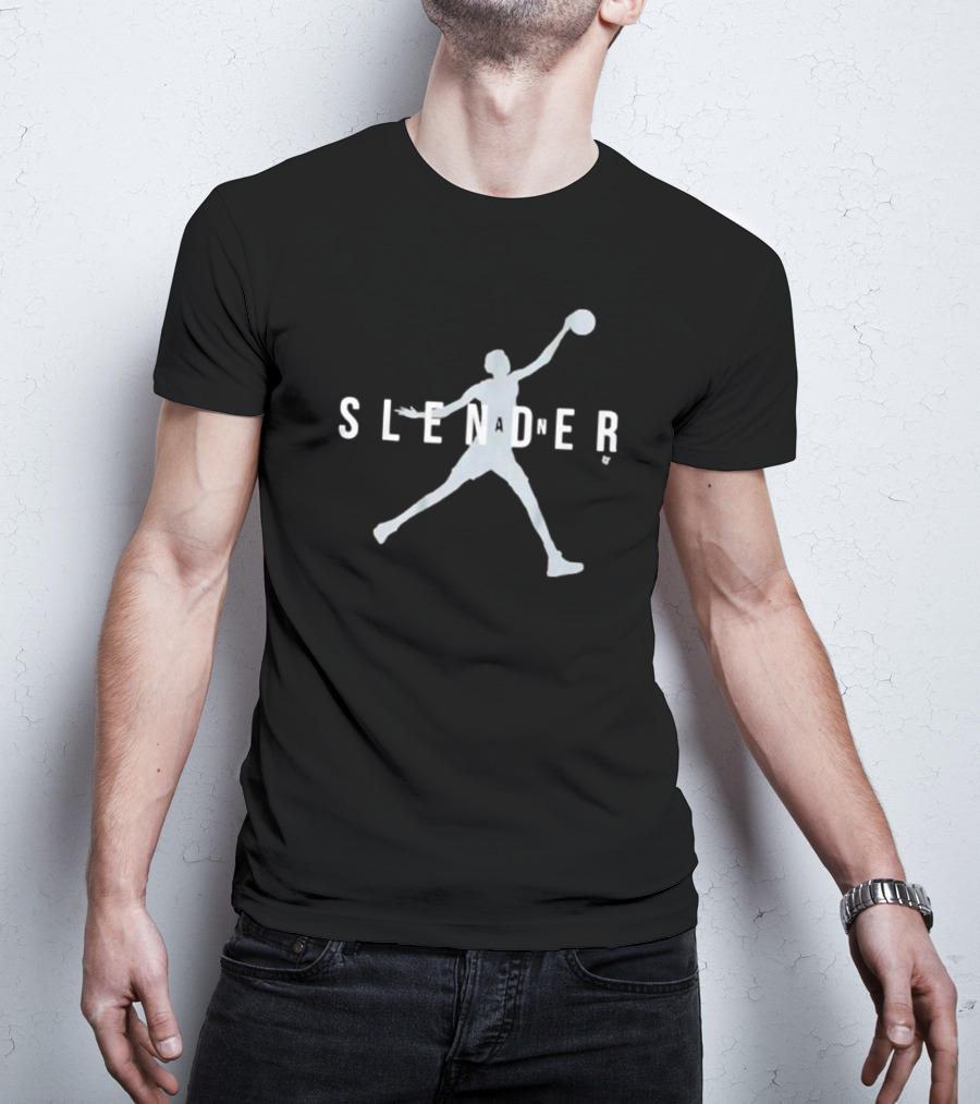 San Antonio Slender S L A N D E R Basketball T-Shirt