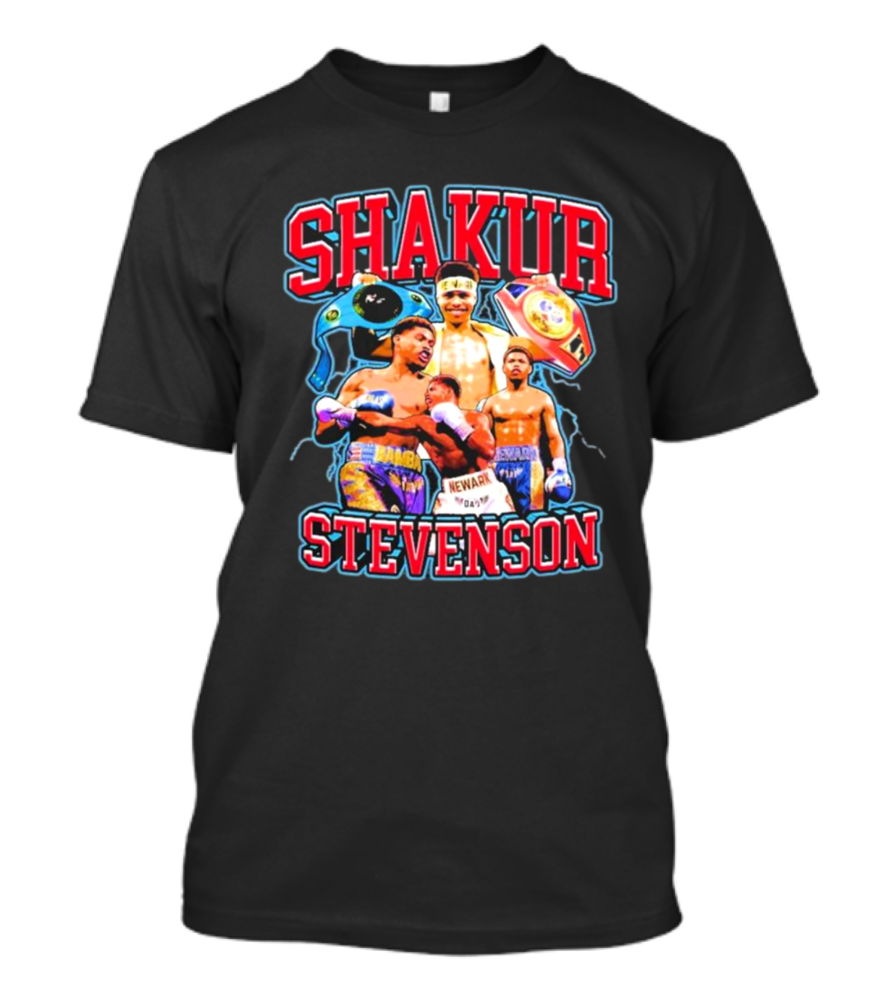 SHakur Stevenson Boxing Champion Newark Gloves T-Shirt