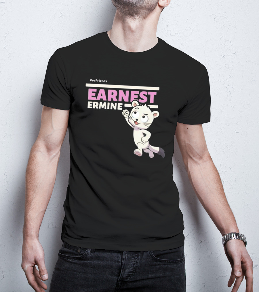 VeeFriends Earnest Ermine Character Comfort T-Shirt