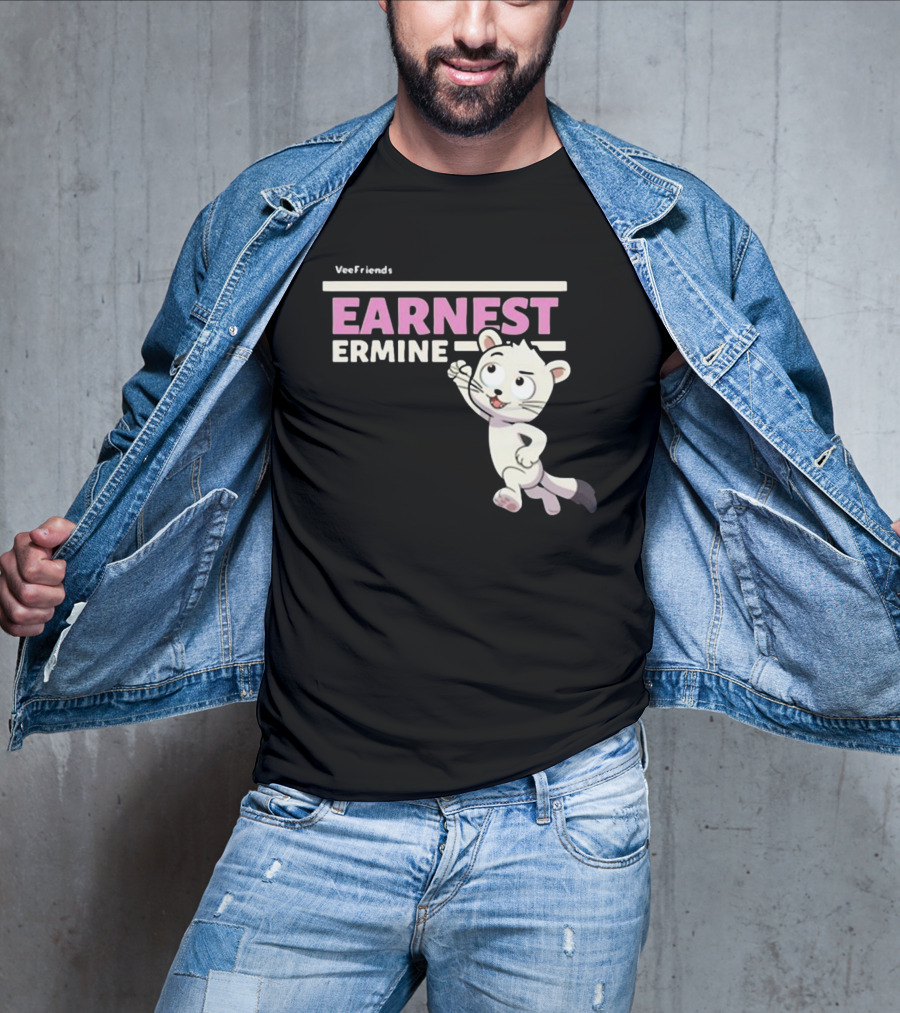 VeeFriends Earnest Ermine Character Comfort T-Shirt