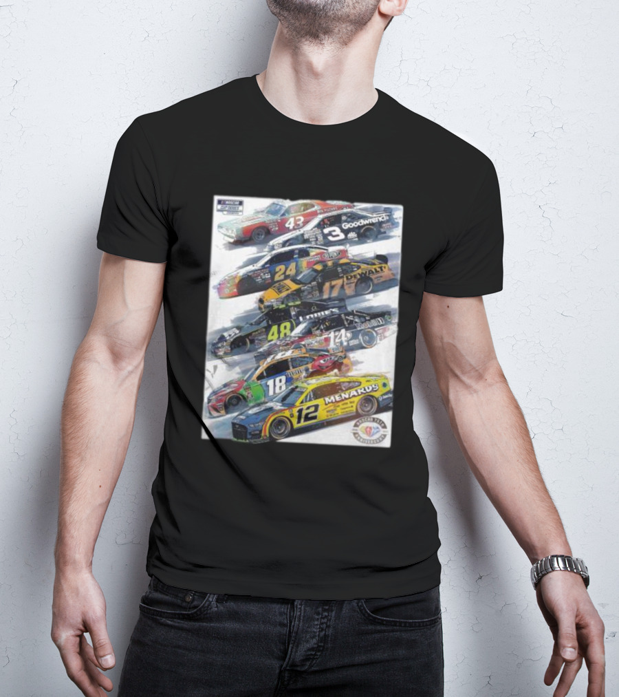 NASCAR Champions Cars 75 Years Of Heroes Racing Legends T-Shirt