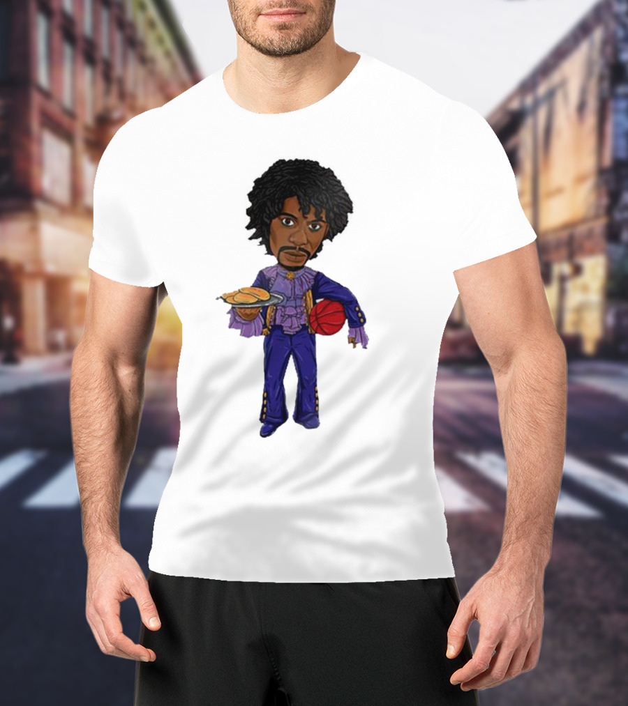 Dave Chappelle Prince Basketball Pancakes T-Shirt