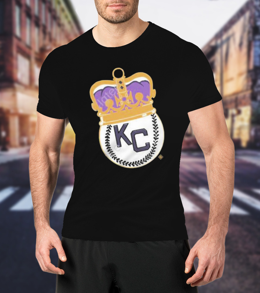 Kansas City Monarchs KC Crown Baseball T-Shirt