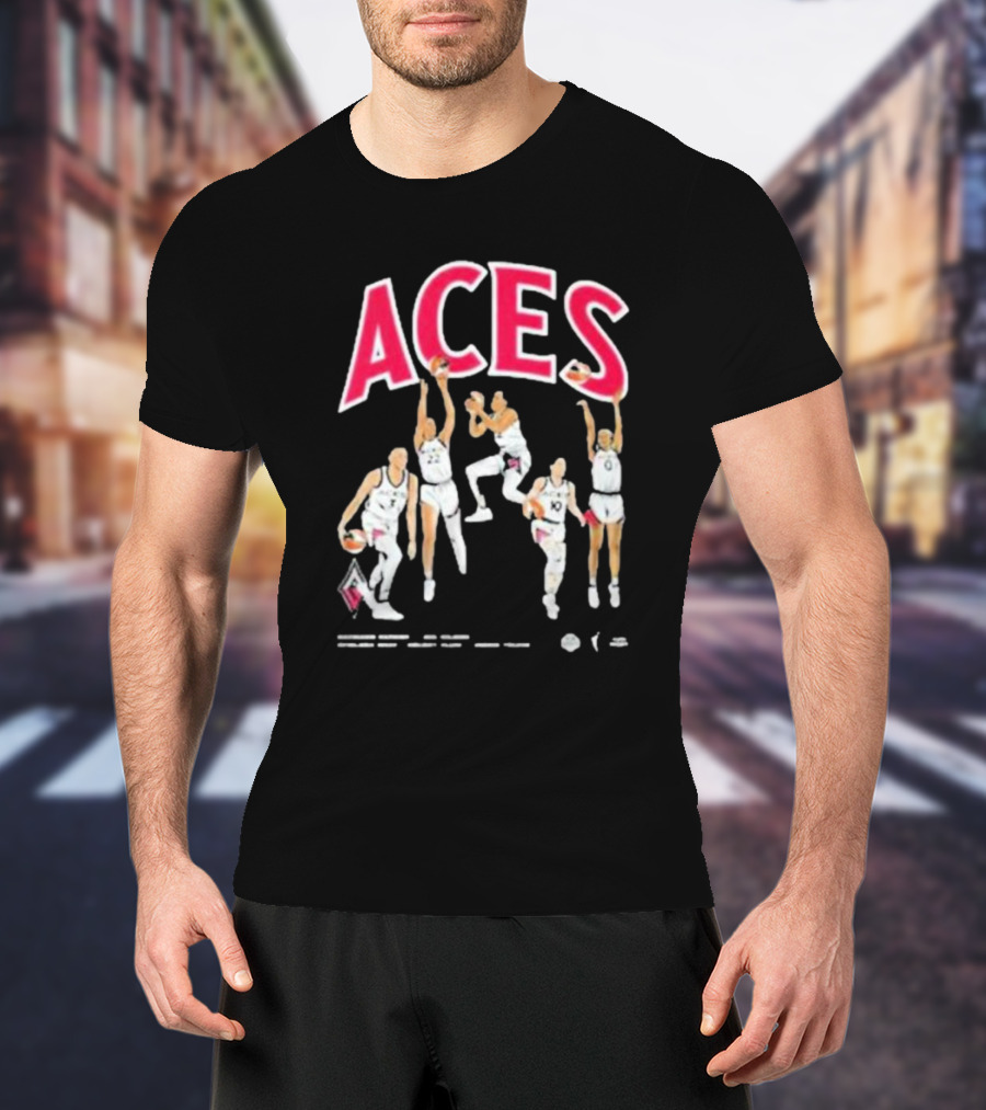 ACEs Basketball Team Players Action T-Shirt
