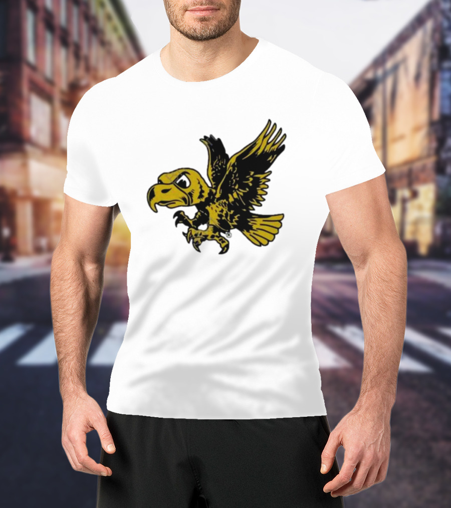 University Of Iowa Vintage Flying Herky Wall Decals T-Shirt