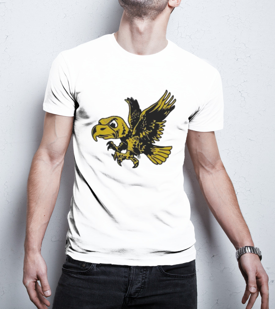 University Of Iowa Vintage Flying Herky Wall Decals T-Shirt