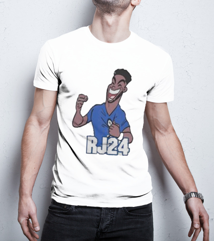 Reece James RJ24 Cartoon Blue Football T-Shirt