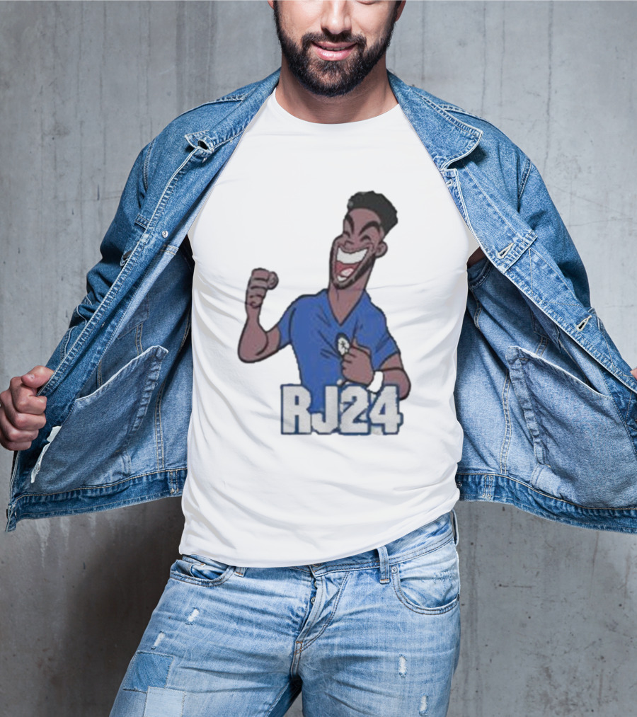 Reece James RJ24 Cartoon Blue Football T-Shirt