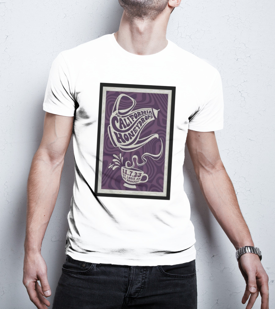 The California Honeydrops St Louis Off Broadway November 7 11.7.23 Psychedelic T-Shirt