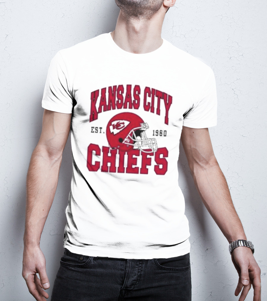 Kansas City Chiefs Est 1960 Helmet Chiefs Football T-Shirt
