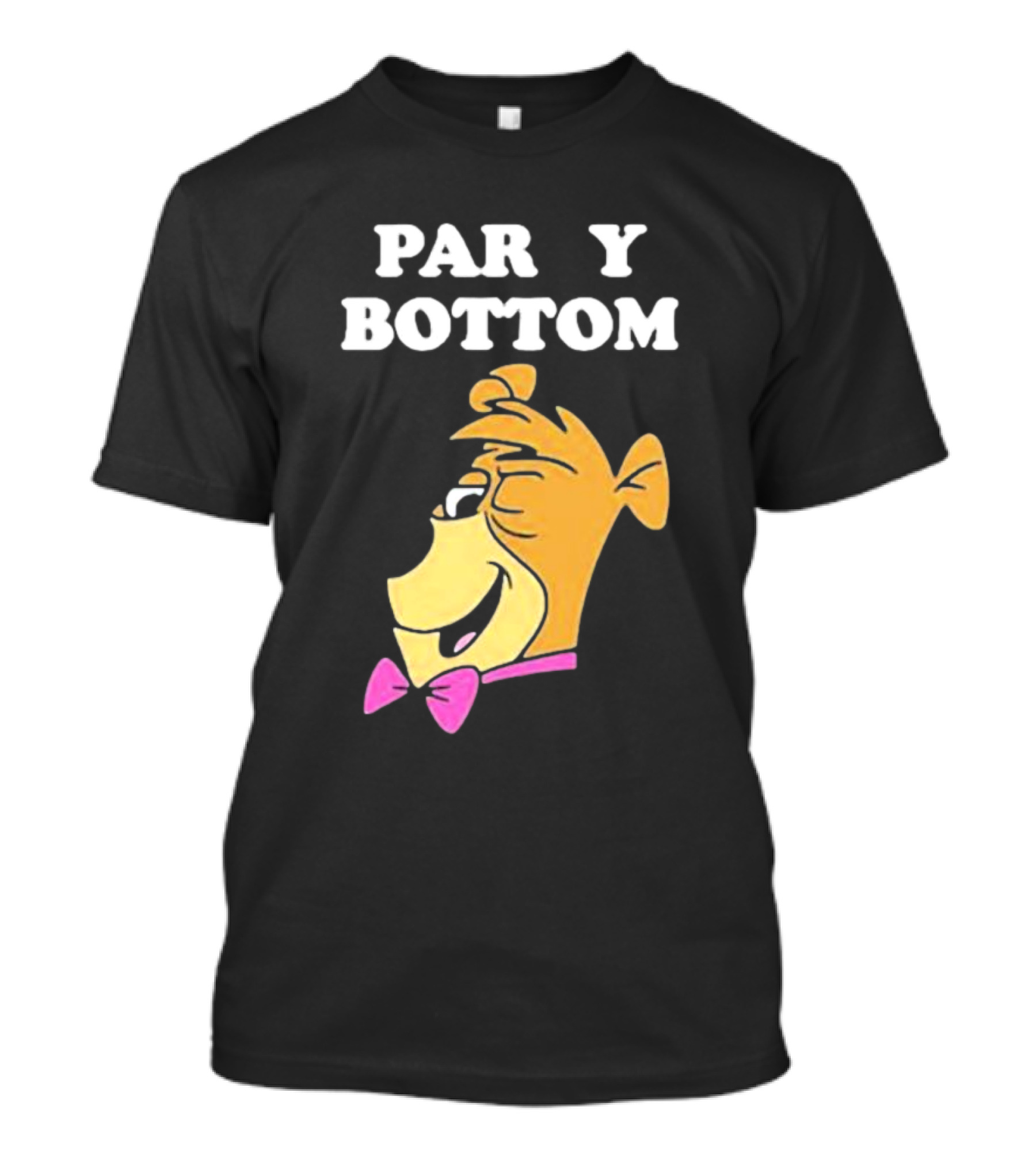 Yogi Bear Party Bottom Bow Tie Winking T-Shirt