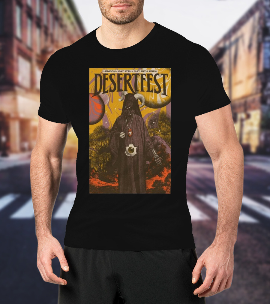 Desertfest London May 17th-19th 2024 Psychedelic Shaman T-Shirt