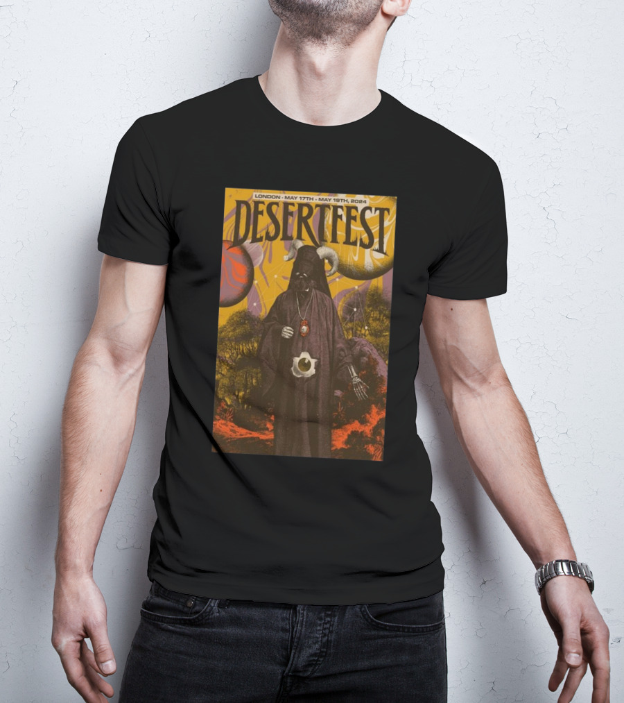 Desertfest London May 17th-19th 2024 Psychedelic Shaman T-Shirt