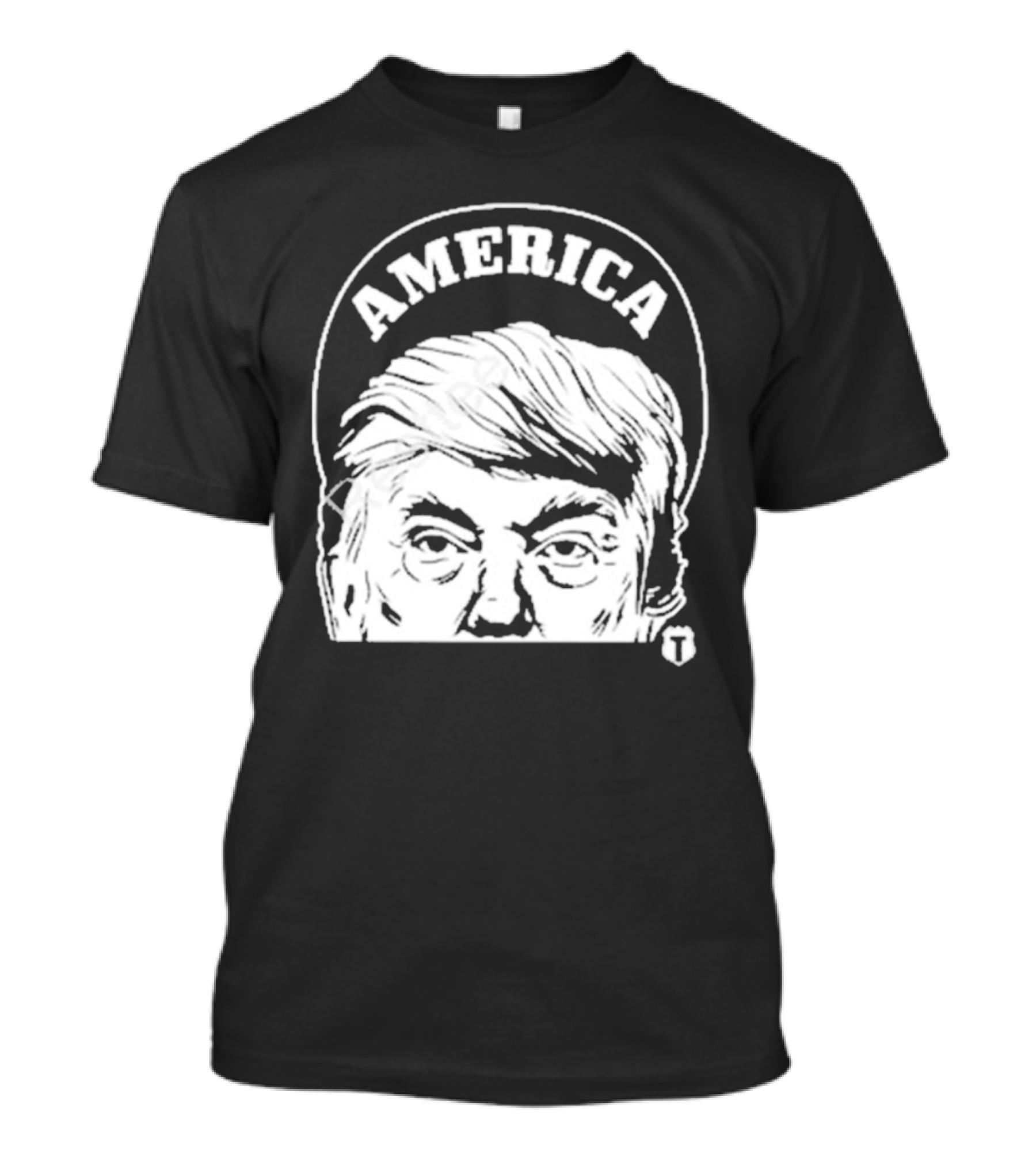 The Officer Tatum Trump America Face T-Shirt