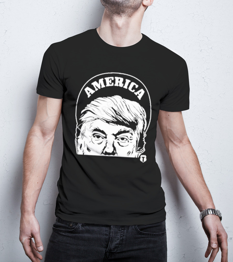 The Officer Tatum Trump America Face T-Shirt