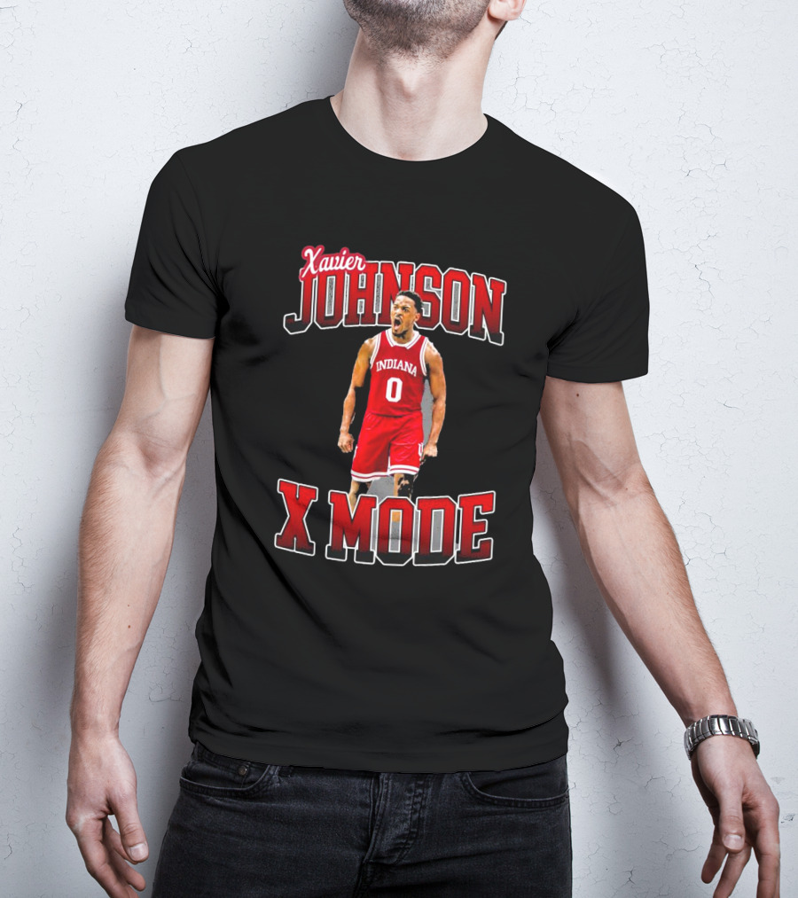 Xavier Johnson X-Mode Indiana Basketball Player T-Shirt