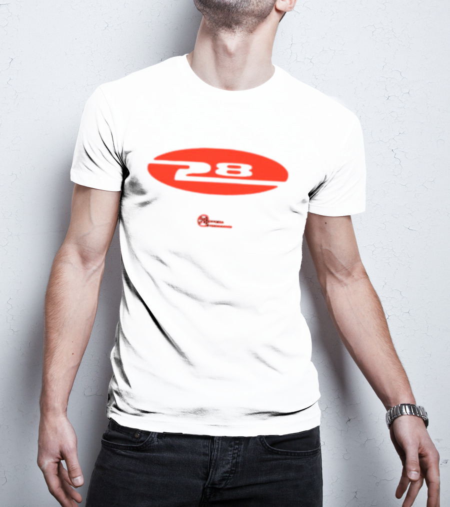 28 Official Programme Logo Red Oval T-Shirt