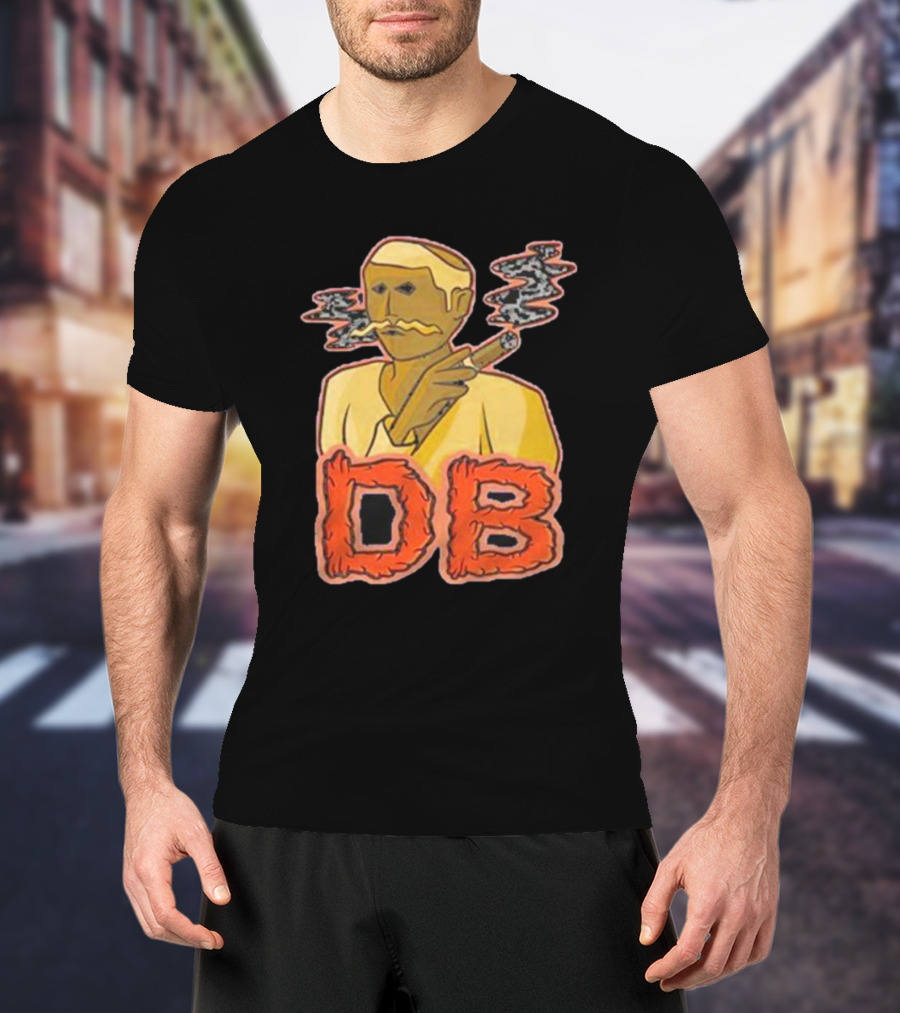DB Character With Cigarette And Smoke T-Shirt