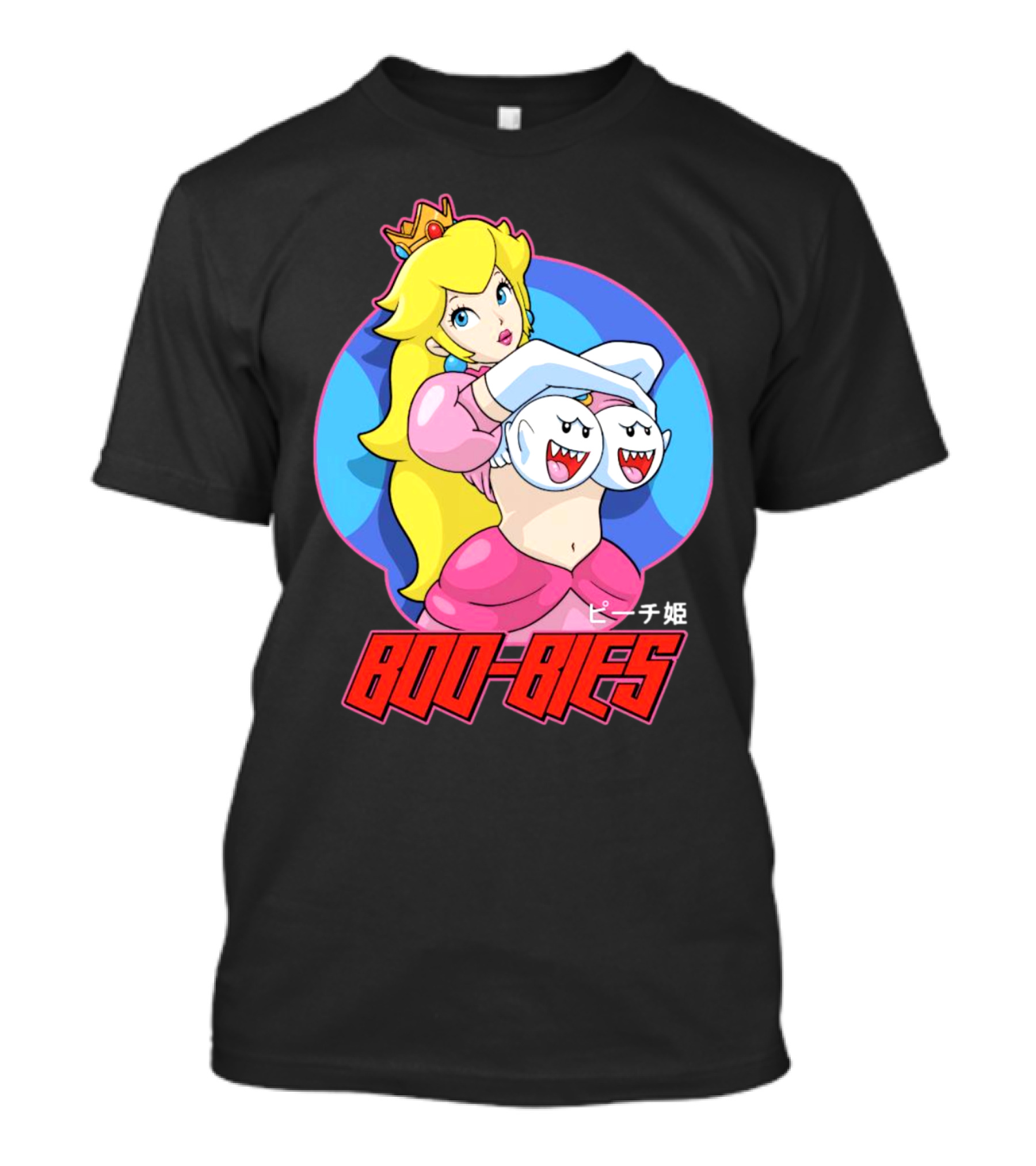 Princess Peach Boo-Bies ピーチ姫 T-Shirt