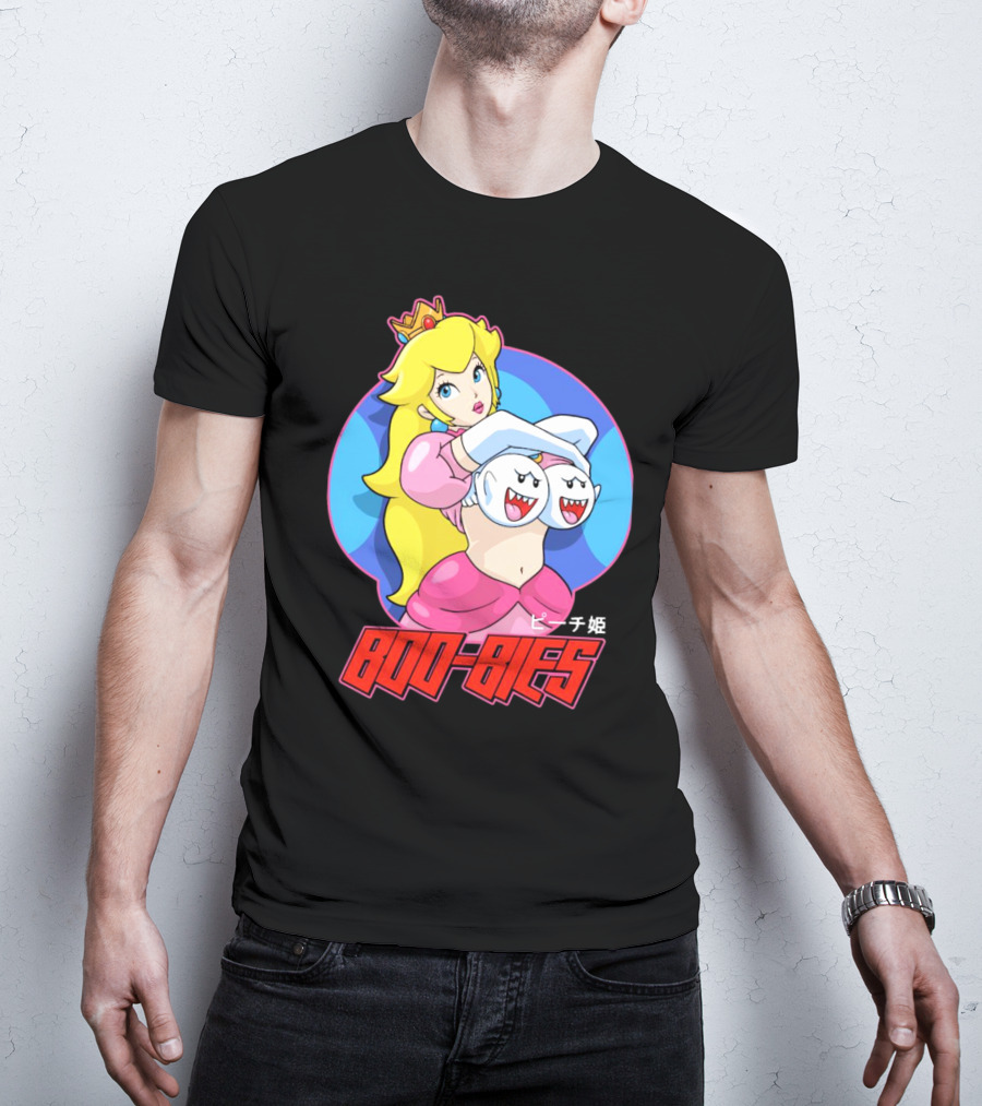Princess Peach Boo-Bies ピーチ姫 T-Shirt