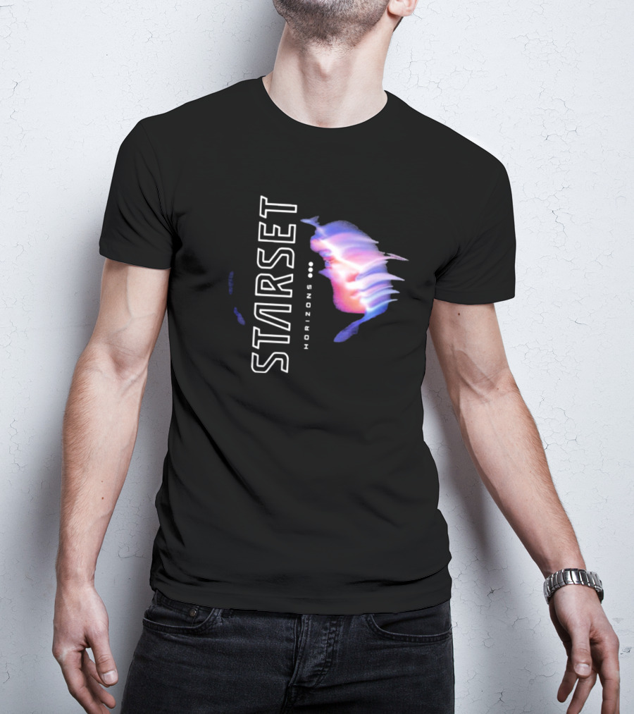 Starset Horizons Sci-Fi Aesthetic With Abstract Face T-Shirt