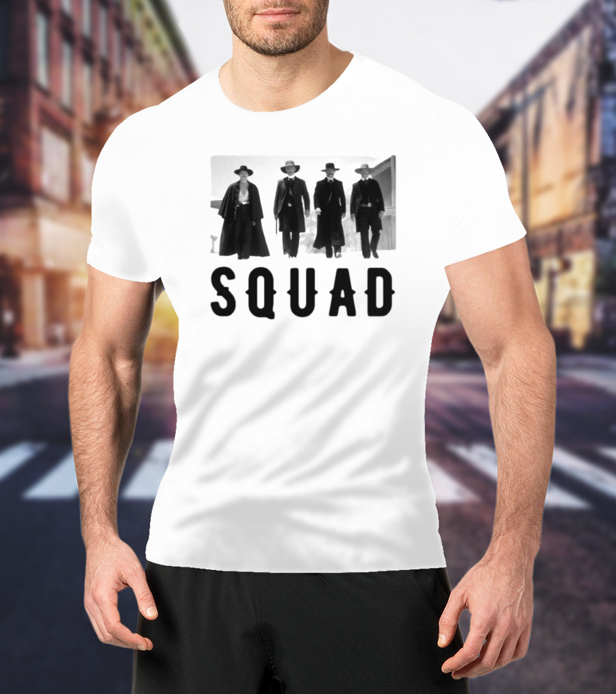 Tombstone Squad Western Cowboy Outlaws T-Shirt