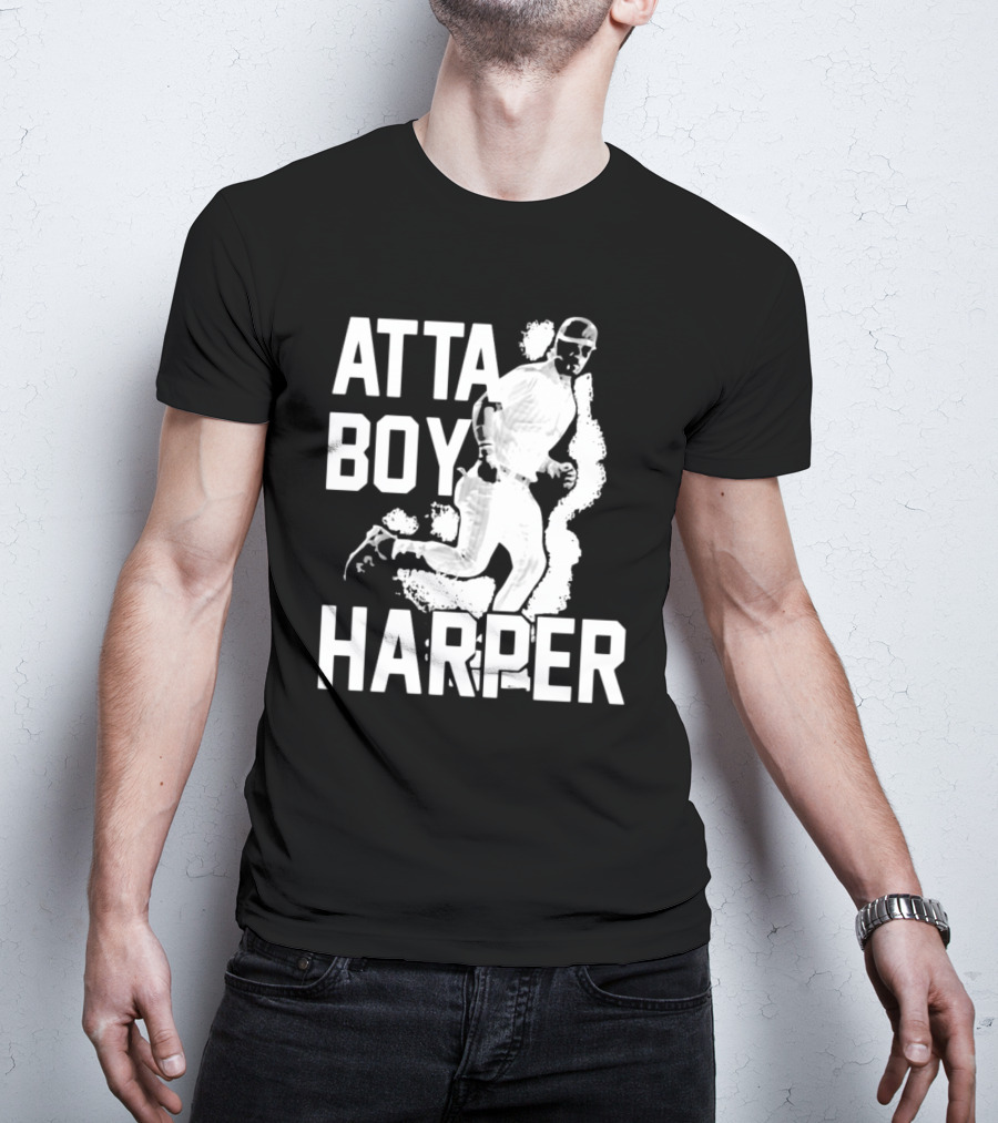 Atta Boy Harper Baseball Player Running T-Shirt