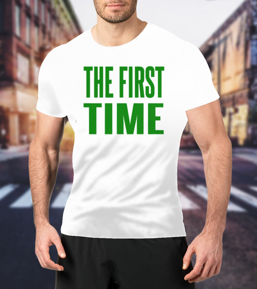 The Kid Laroi The First Time Bold Green Text T-Shirt