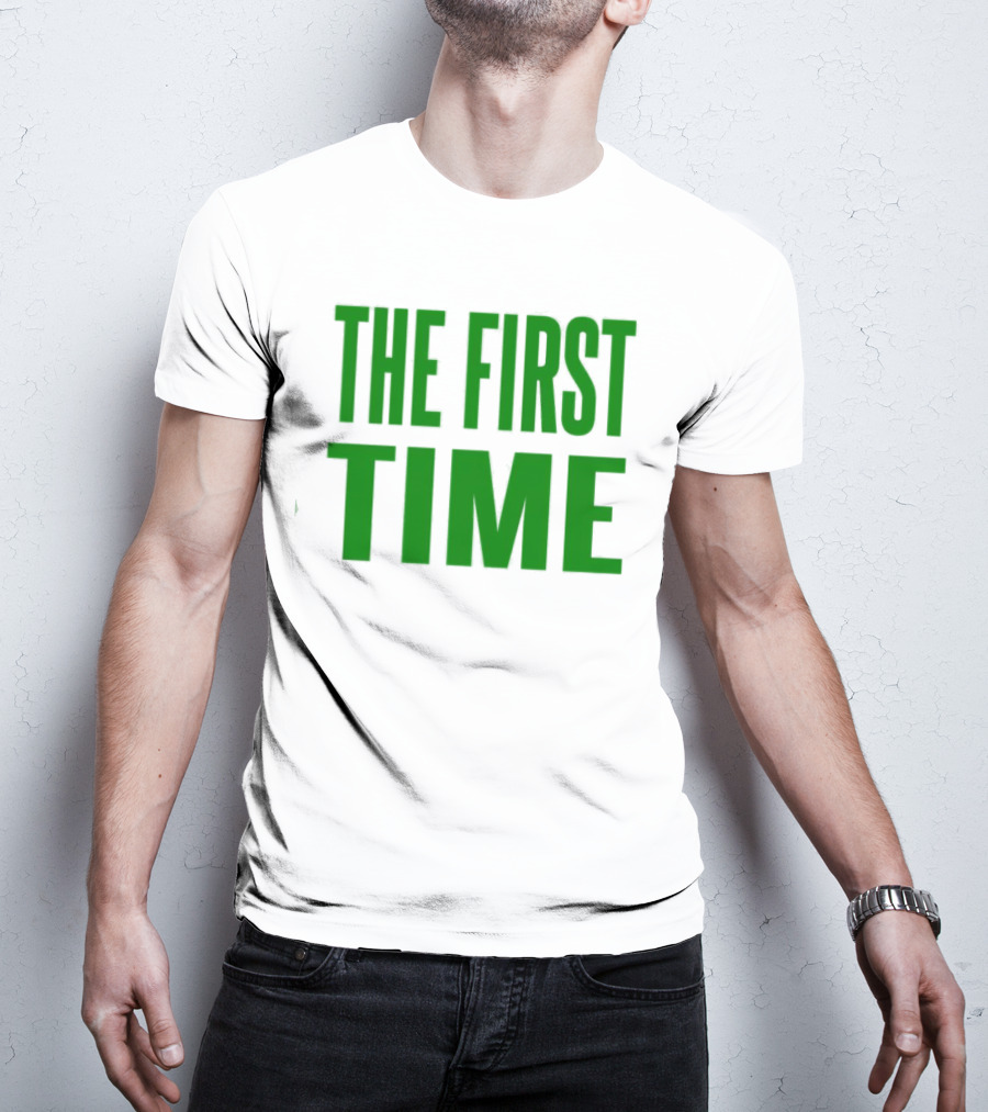 The Kid Laroi The First Time Bold Green Text T-Shirt