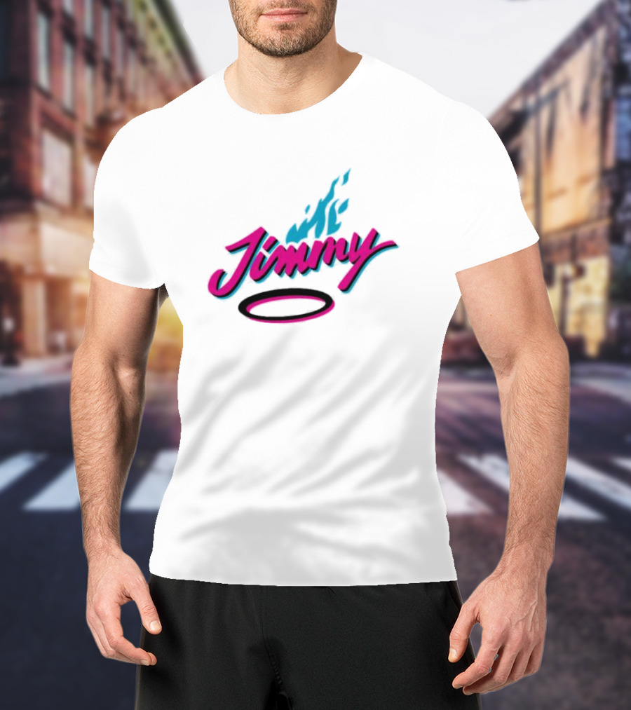 Jimmy Heat Retro Flame T-Shirt