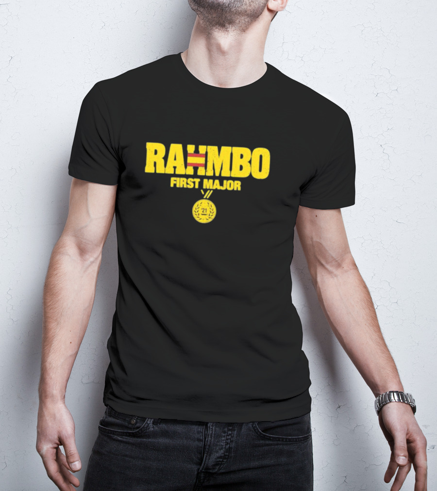 RAHMBO First Major 21 Medal T-Shirt
