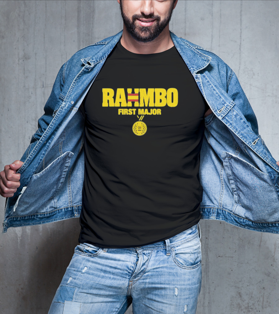 RAHMBO First Major 21 Medal T-Shirt