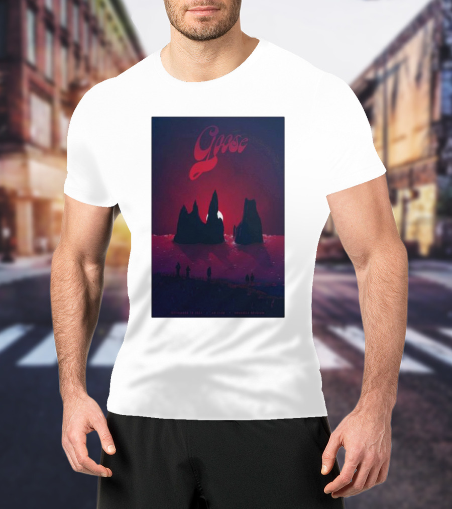 Goose Concert November 13 Ancienne Belgique Brussels Event T-Shirt