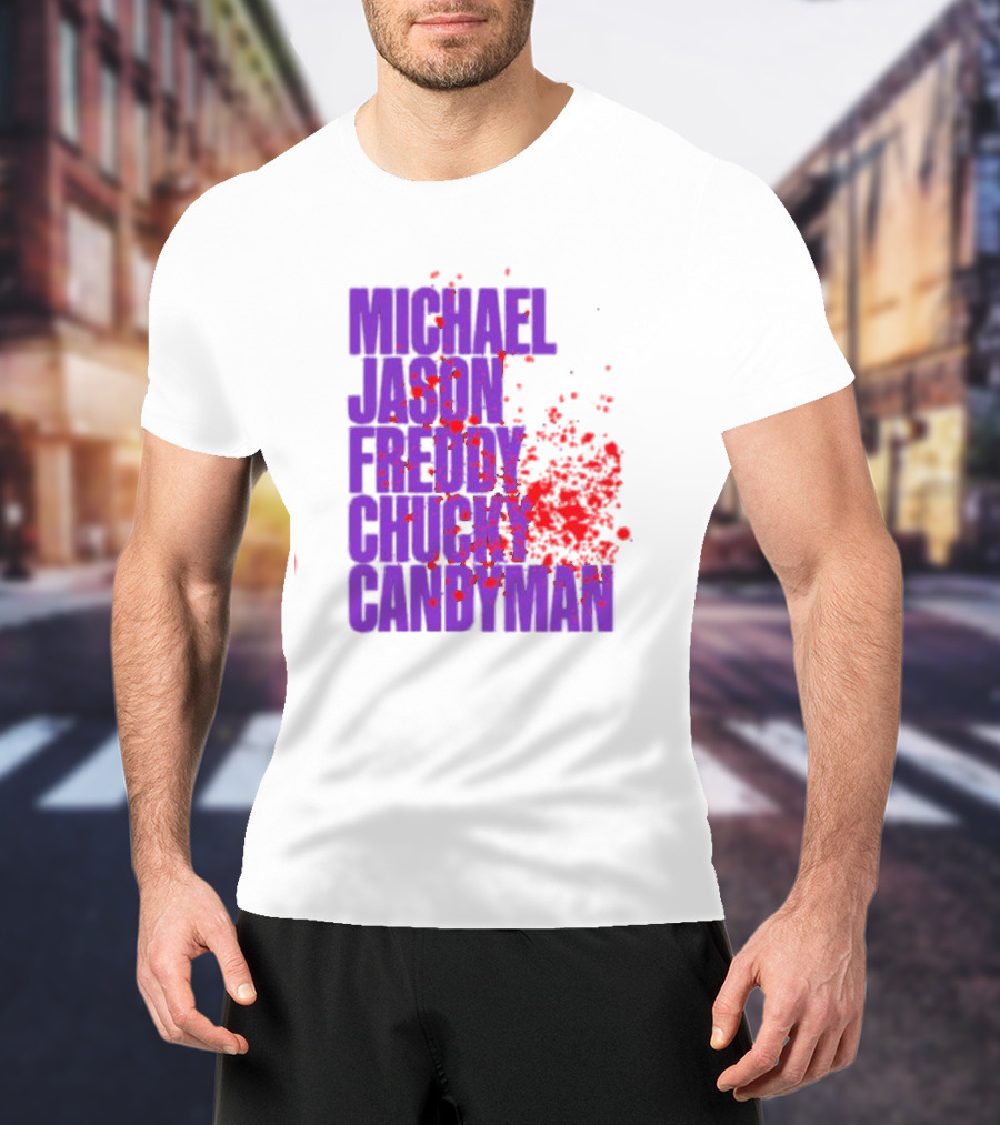 Michael Jason Freddy Chucky Candyman Horror Legends T-Shirt