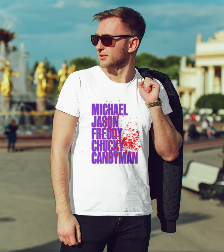 Michael Jason Freddy Chucky Candyman Horror Legends T-Shirt