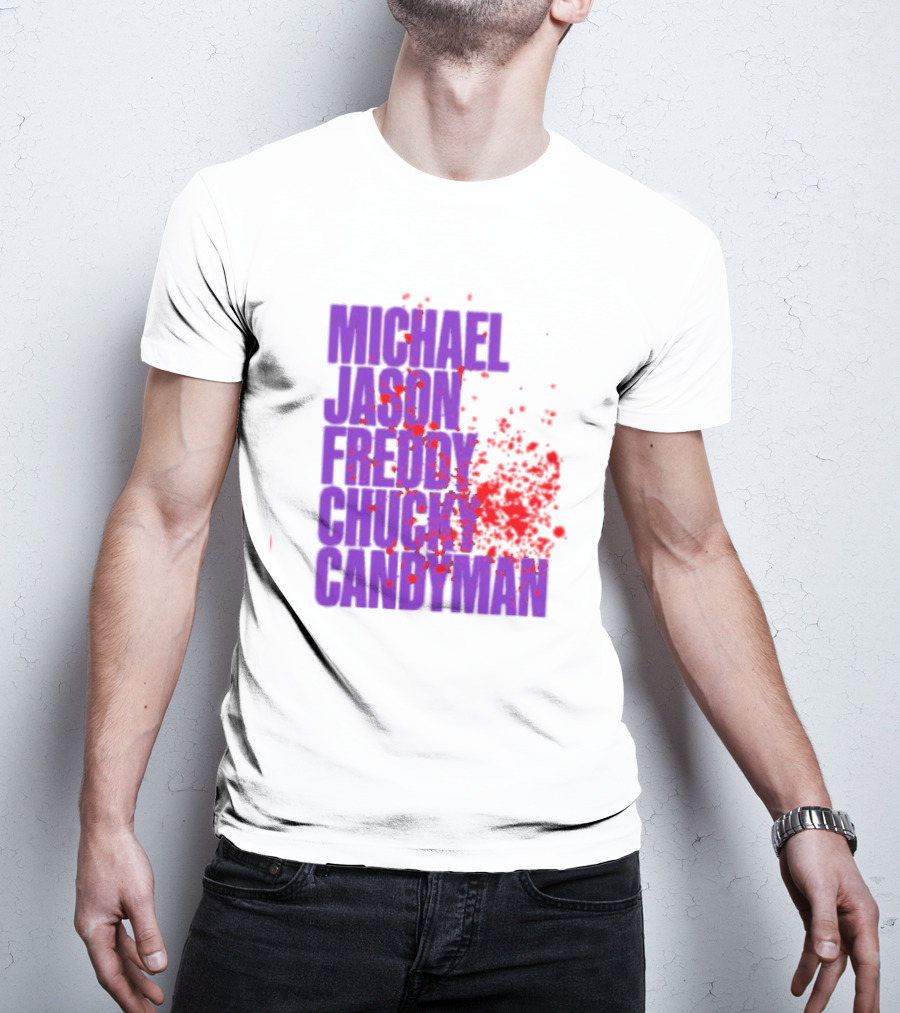 Michael Jason Freddy Chucky Candyman Horror Legends T-Shirt