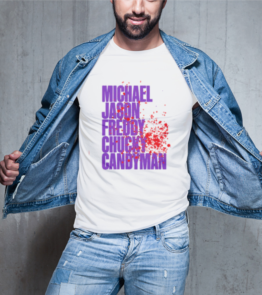 Michael Jason Freddy Chucky Candyman Horror Legends T-Shirt