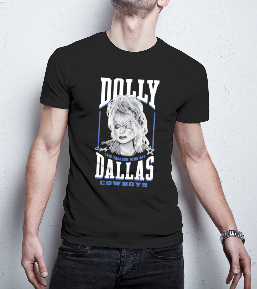 Dolly Parton Live Thanksgiving Day Dallas Cowboys T-Shirt
