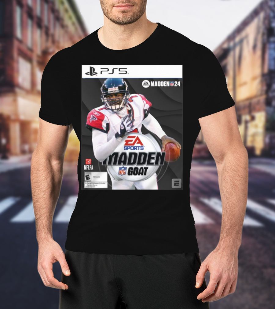 PS5 EA Sports Madden 24 NFLPA Michael Vick Madden GOAT NFL T-Shirt
